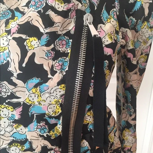 Sonia by Sonia Rykiel Angel Print Windbreaker Jacket - Picture 4 of 6